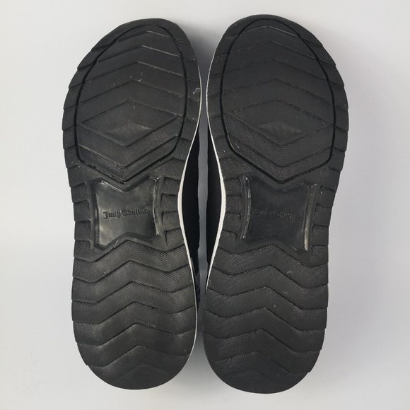 Women's Juicy Couture Black And White Sneakers 8.5 US LIKE NEW - Picture 10 of 10